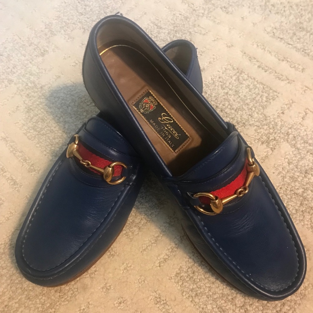 Gucci loafers blue men’s